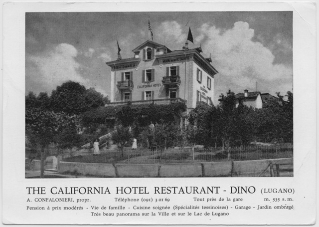 Cartolina dell'Hotel California a Dino