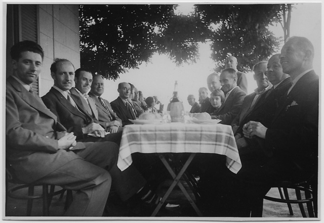 Pranzo inaugurale per la consegna della nuova automotrice della linea Cadro-Dino all'Hotel de la Gare