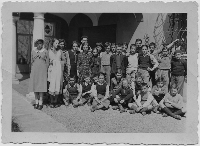 Classe scolastica in visita alla tenuta Bally