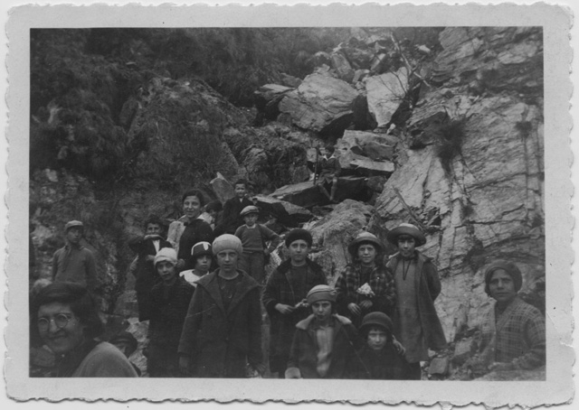 Classe scolastica in gita