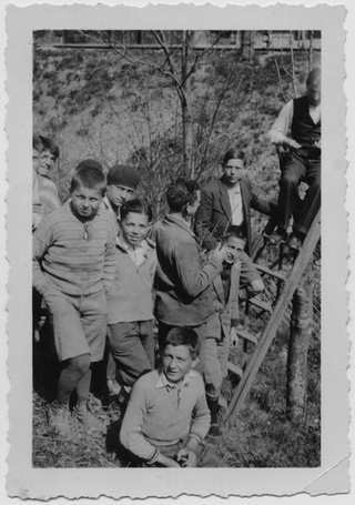 Classe scolastica all'aperto