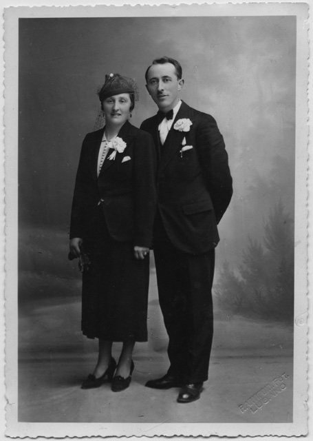 Pedro Fontana e Giuseppina Canonica in posa