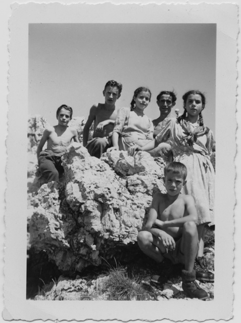 Gruppo in gita ai Denti della Vecchia