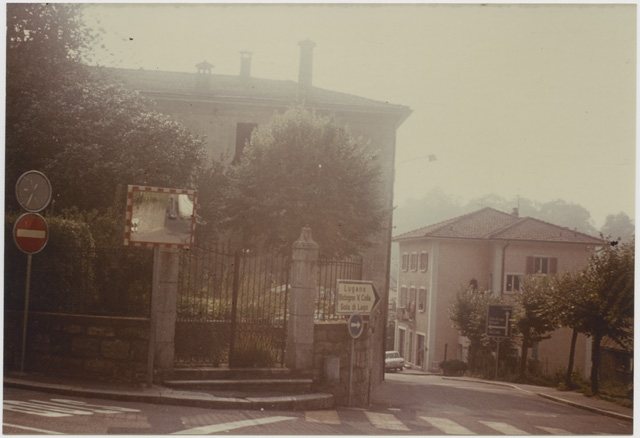 Veduta della Pensione Eden a Tesserete