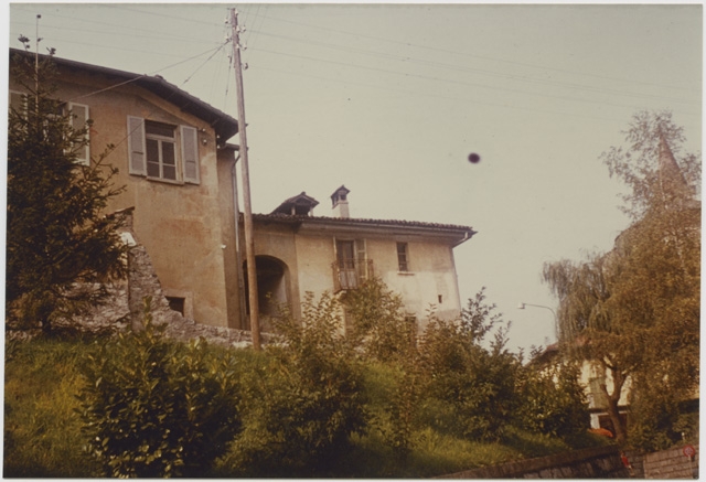 Veduta di casa Fontana a Tesserete