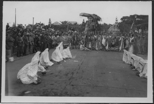 Celebrazione di un rituale indios