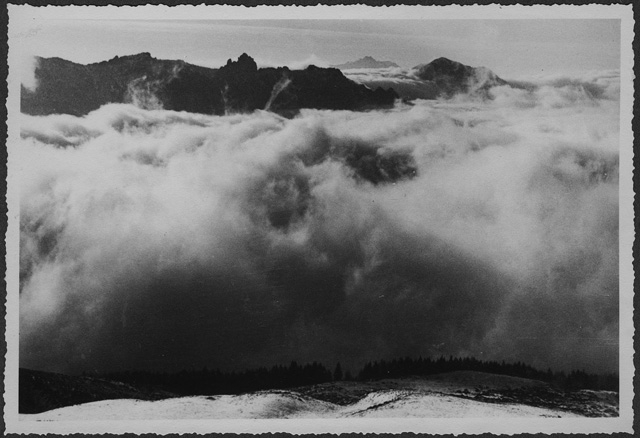 Panorama dal Monte Bar con i Denti della Vecchia