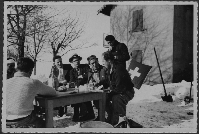 Pranzo all'aperto a Condra