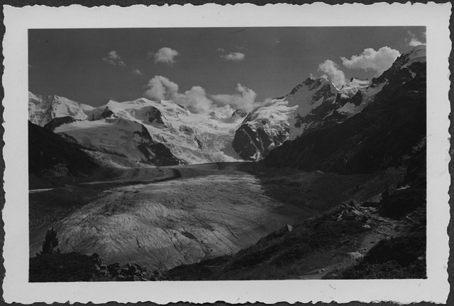 Veduta del passo del Bernina