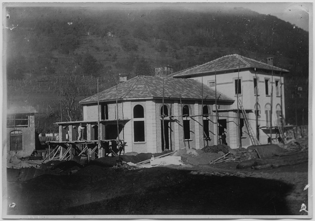 Costruzione dell'oratorio di Tesserete