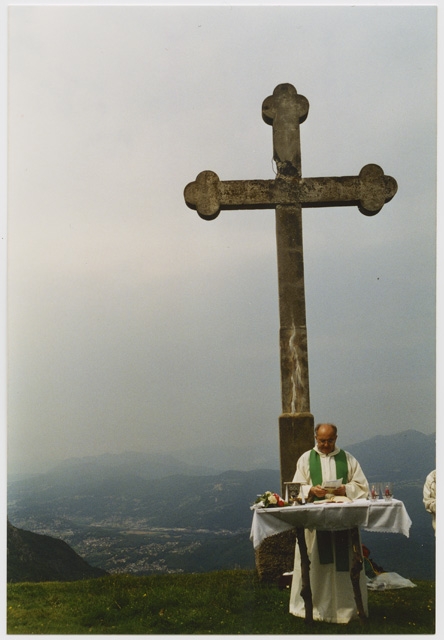 Messa all'aperto al Mattarone