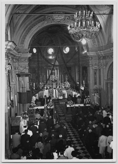 Interni della chiesa di Sonvico