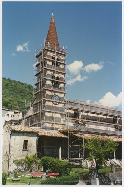 Lavori di restauro della chiesa di San Giovanni Battista