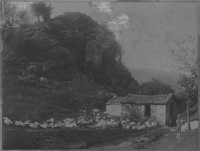 Cappella della Madonna d'Arla prima dei restauri