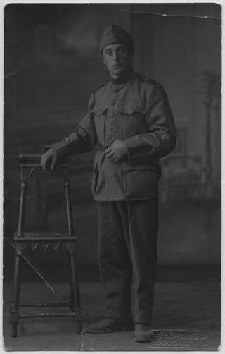 Giuseppe "Pepin" Bassi in divisa militare