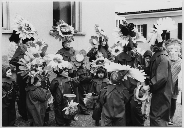 Corteo dei bambini al carnevale di Tesserete