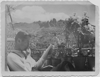 Remo Canonica in posa a Treggia