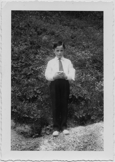 Michele Canonica in occasione della prima comunione