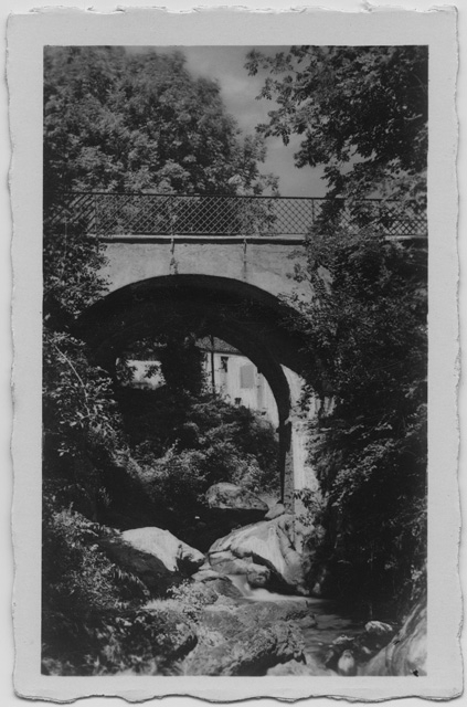 Veduta del ponte di Tesserete