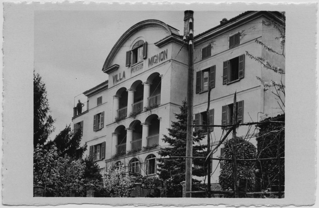 Cartolina di Villa Mignon a Lugaggia