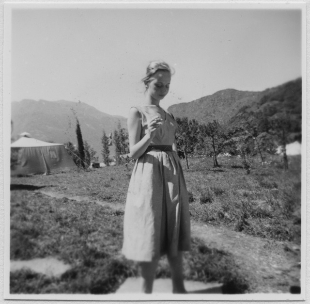 Ragazza al campeggio Parco al Sole a Ponte Capriasca
