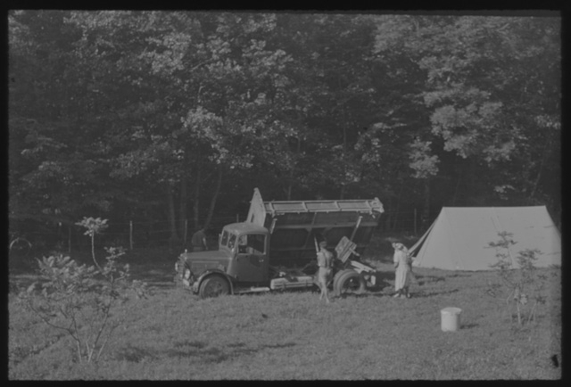 Lavori di costruzione del campeggio Parco al Sole a Ponte Capriasca