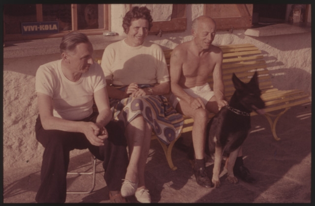 Olga e Curt Meyer alla reception del campeggio Parco al Sole