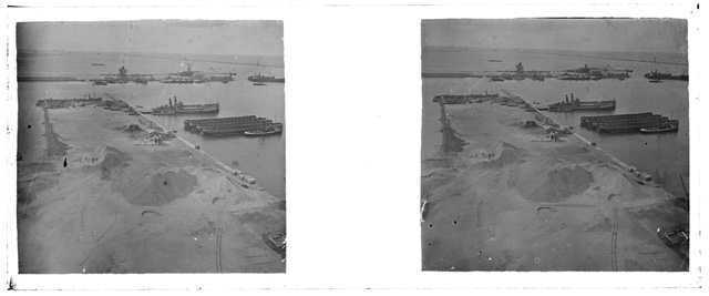 Veduta di cantiere edile in Egitto