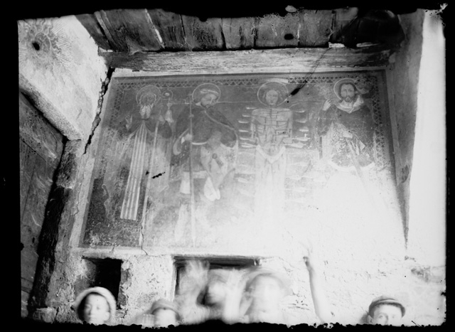 Interni dell'oratorio di San Siro a Viganello