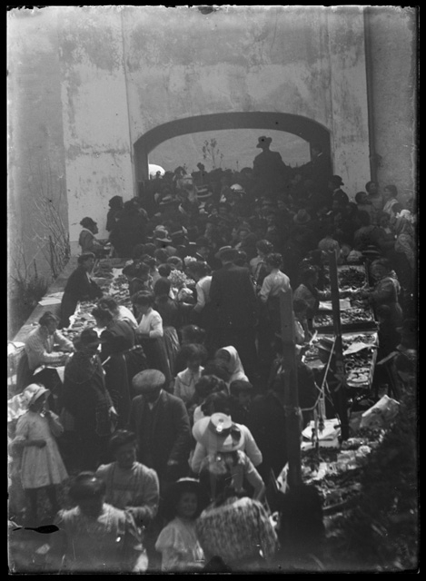 Mercato all'aperto a Davesco