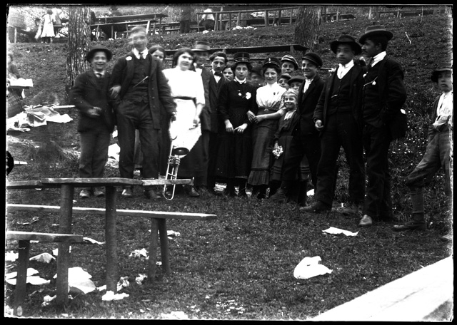 Gruppo bandistico in posa