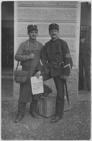 Ciela e Alfonso Poretti in divisa