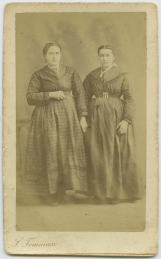 Ritratto di Maria Menghetti-Antonini e (?)