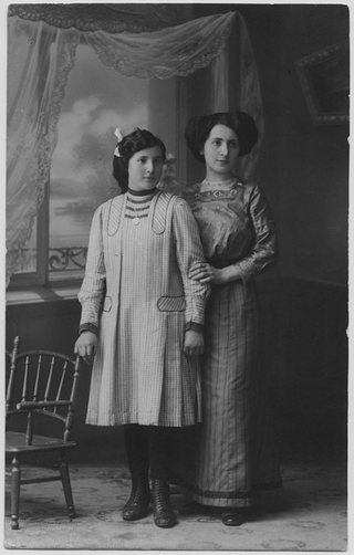 Ritratto di Lenj e Emma Antonini