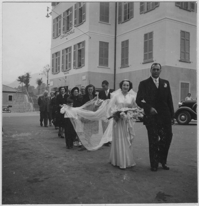 Matrimonio di Magda Torrazza e Raoul Grandjean a Tesserete