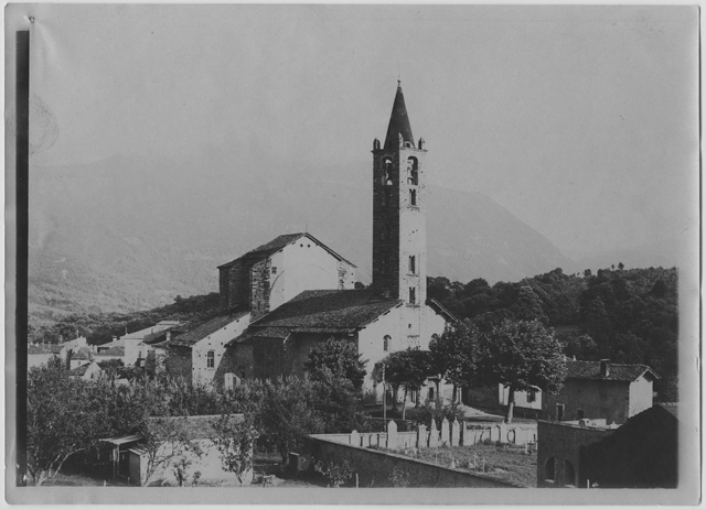Veduta della chiesa di Santo Stefano a Tesserete