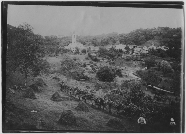 Veduta della campagna di Ponte Capriasca