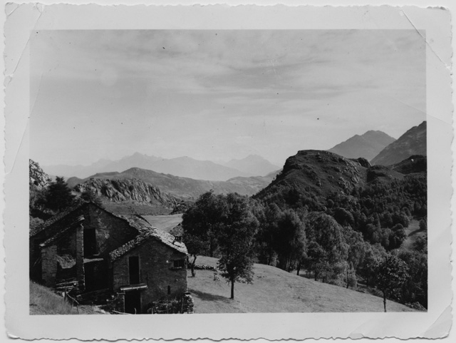 Veduta dei monti di (?)