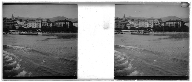 Veduta del lungolago di Lugano