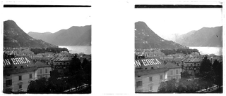 Veduta di Lugano dalla stazione ferroviaria