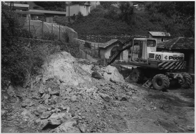 Lavori di scavo a Cagiallo