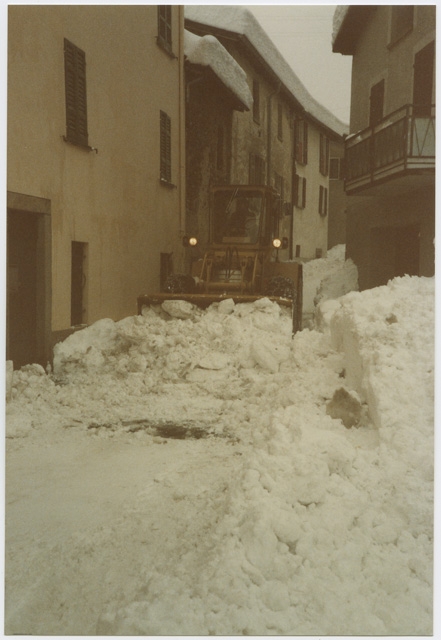 Passaggio della calla neve nel nucleo di Cagiallo