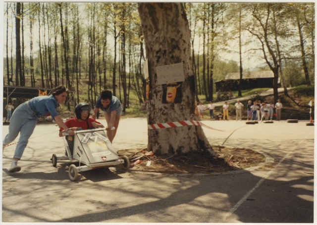 Gara di go-kart organizzata dal gruppo Scout a Tesserete