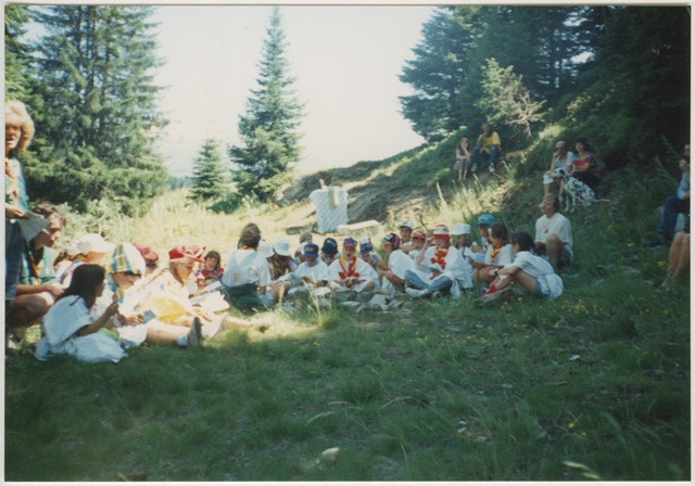 Giornata dei genitori al campo estivo del gruppo Scout a San Bernardino