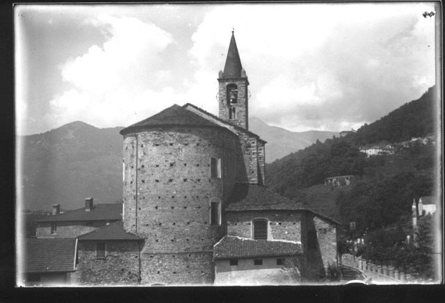 Veduta della chiesa di S. Stefano a Tesserete