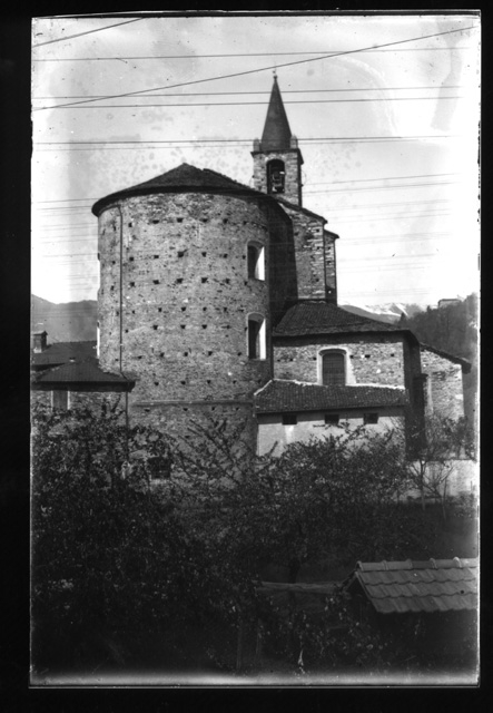 Veduta della chiesa di S. Stefano a Tesserete