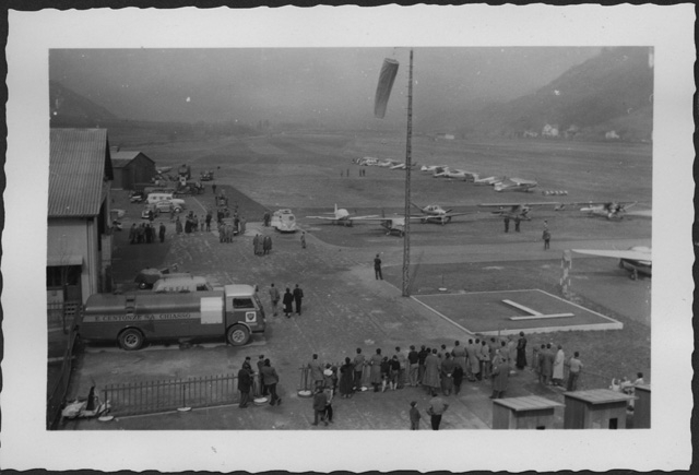 Inaugurazione dell'aeroporto di Agno