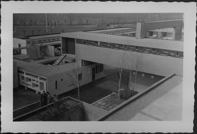 Gruppo all'inaugurazione dell'aeroporto di Agno