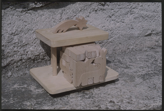 Presepe artigianale in legno