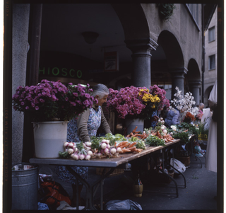 Mercato in via Nassa a Lugano